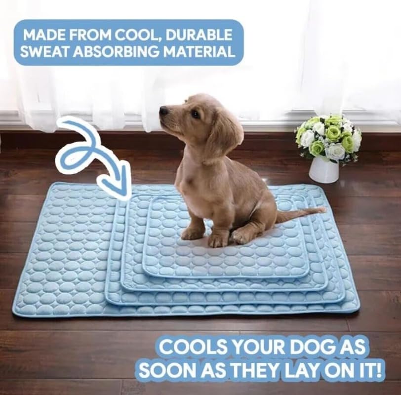 Pet Ice Silk Pad - Summer Cooling Pad For Sofa, Breathable And Anti-slip, Anti-biting Dog Bed Ice Pad, Summer Coolness Dog Pad
