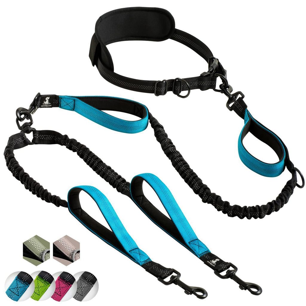 Amazon Pet Supplies Multifunctional Reflective Leash Sports Fitness Running Leash Dog Leash Wholesale