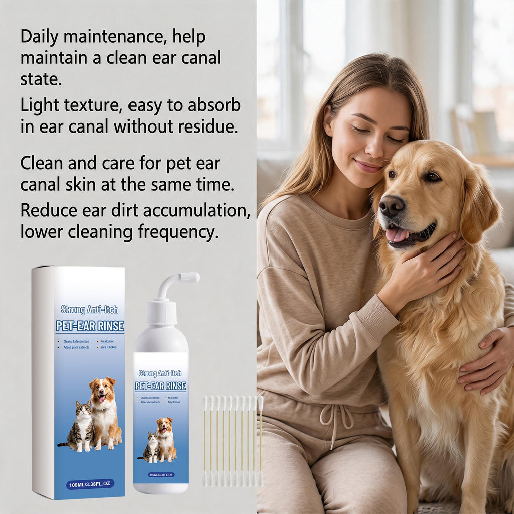 Pet Ear Cleaning Liquid Cat And Dog Ear Cleaning Liquid Gentle Cleaning Ear And Ear Canal Refreshing And Comfortable Daily Care