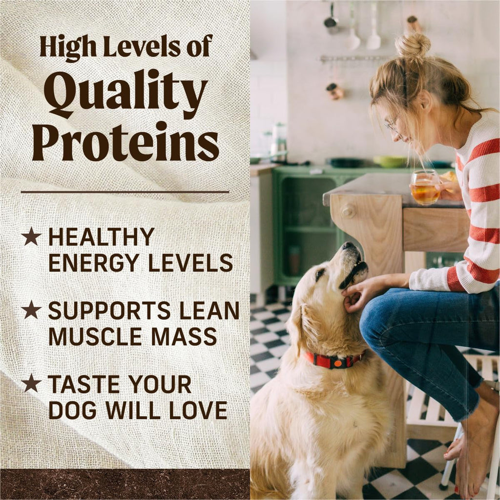 Wholesome and Natural Kibble with Real Chicken and Sweet Potato