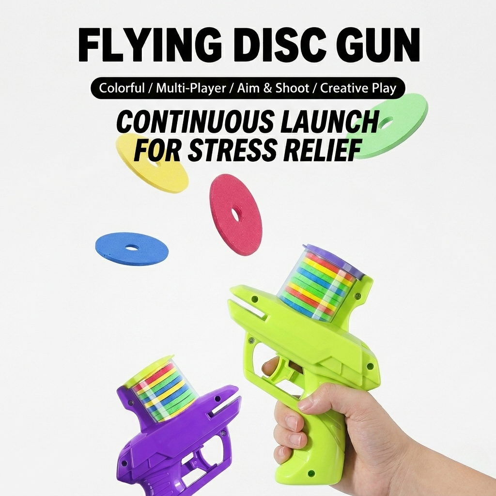 2-in-1 Disc Bullet Launcher Toy