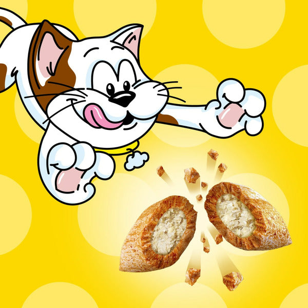 TEMPTATIONS Classic Crunchy and Soft Cat Treats, Hearty Beef Flavor