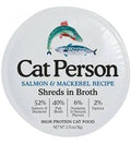 Cat Person Cat Shredded Salmon & Mackerel In Broth 2.75oz