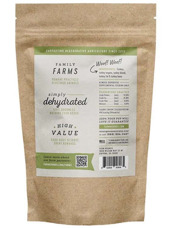 Farm Hounds Turkey Strips (4.5oz)