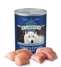 Blue Buffalo Wilderness Senior Dog Turkey and Chicken Grill Wet Dog Cans (12.5oz)